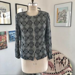 Vintage 1990’s beaded embroidered evening jacket- Lawrence Kazar!
